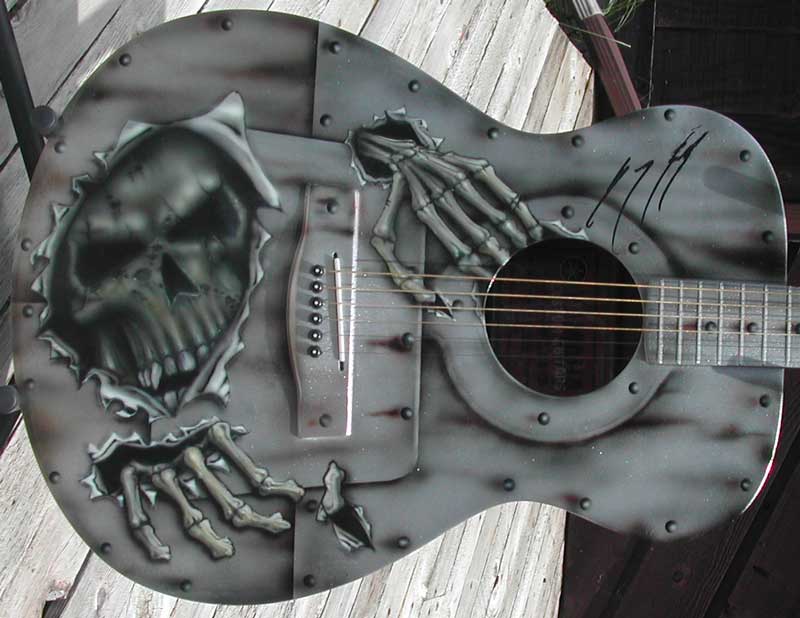 Lynch Mob custom yamaha guitar